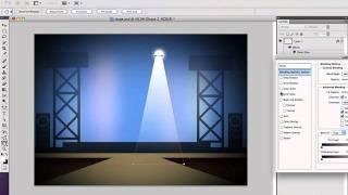 Creating a spotlight effect with Photoshop Anime Studio Pro - MOHO Pro part 1