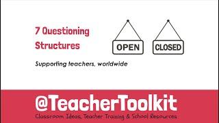  LIVE Questioning Strategies by @TeacherToolkit