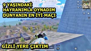 9 YAŞINDAKİ HAYRANIMLA OYNADIM  DÜNYANIN EN İYİ MAÇI SOLO SQUAD PUBG MOBİLE