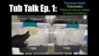 Tub Talk Ep. 1 Substate DepthColonizationWhen & How To Initiate Fruiting Conditions