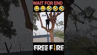 FREE FIRE PLAY MY FRIEND AND JUMP TREE  FREE FIRE FUNNY MOVMENT  GARENA FREE FIRE #Short #Shorts