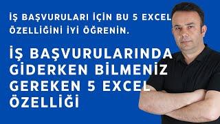 #Excel İş Başvuruları için bilmeniz gereken Excel özellikleri - 666.video  Ömer BAĞCI