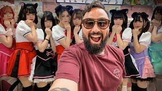 Inside a Maid Cafe in Tokyo Japan 