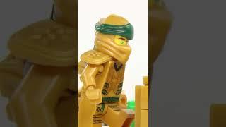 Building A Golden Ninja Statue  #shorts  Billy Bricks