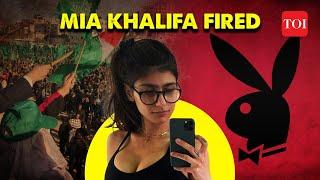 Mia Khalifa fired by Playboy Magazine  Loses her podcast deal with Todd Shapiro  Israel-Palestine