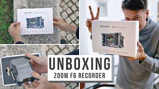 ZOOM F6 FIELD RECORDER 32 BIT  UNBOXING & FIRST LOOK  BEST FIELD RECORDER ON A BUDGET?