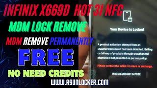 Infinix X669D your Device is Locked MDM Remove - Infinix Hot 30i NFC MDM Remove solution