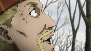 Vinland Saga Thorkell massacres several men