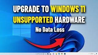 How To Easily Upgrade From Windows 10 To Windows 11 On Unsupported PC  Laptop Hardware CPU 