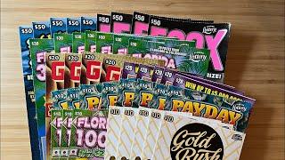 $1000 in scratch tickets