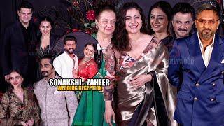 Celebrities arrives at Sonakshi Sinha - Zaheer Iqbal Wedding Reception  Kajol Tabu Anil Kapoor
