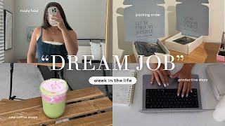 WEEK IN THE LIFE running a business coffee shops nuuly haul and more