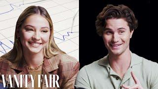 Outer Banks Madelyn Cline & Chase Stokes Take a Lie Detector Test  Vanity Fair