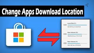 How to Change The Windows Store Apps Default Download Location