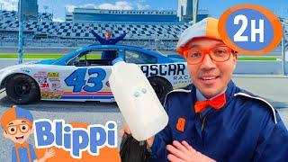 Blippi Races to Recycle + More  Blippi and Meekah Best Friend Adventures