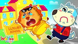 Lionel Leave His Rich School  Rich vs Broke Friends Song  Wolfoo Nursery Rhymes and Kids Songs