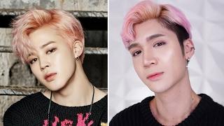 BTS Jimin You Never Walk Alone Makeup + Hair Tutorial - Edward Avila