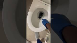 My daughter try to flush a remote down the toilet ?? #remote #toilet #fyp