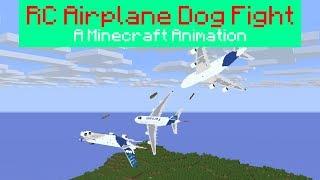 RC Airplane Dog Fight Minecraft Animation  Dye MC