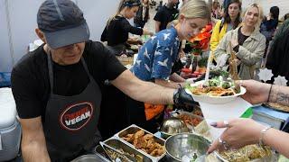 Greek Pitta Wraps & Meze Plates by Greek Vegan Deli  Mediterranean Food served at VegFest London