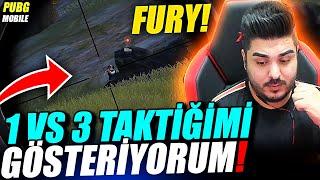 EKİBİME 1V3 TAKTİĞİMİ GÖSTERİYORUM - PUBG Mobile