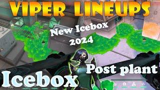 Top 15 New Icebox Viper Post Plant Lineups  Viper Lineups Icebox  Valorant Tips & Tricks