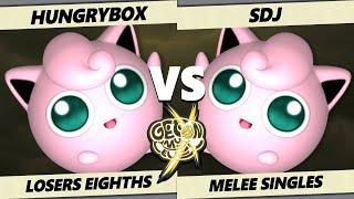 GOML X TOP 8 - Hungrybox Jigglypuff Vs. SDJ Jigglypuff Smash Melee - SSBM