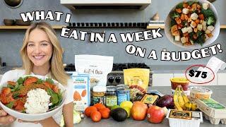 What I Eat in a Week on a Budget  Cheap & Affordable Meals under $3  Budget Friendly Challenge