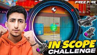 Scope Only ChallengeIn Lone Wolf Funny Challenge - Free Fire India