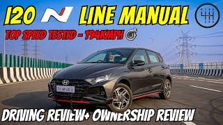 i20 N line Manual ownership review + Driving review Top speed test Handling test btr than polo?