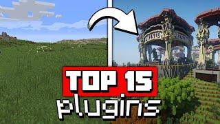  TOP 15 PLUGINS para TU SERVER de MINECRAFT