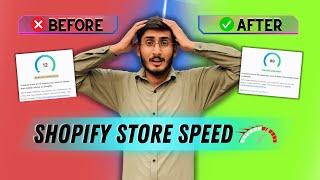 How To Increase Shopify Speed Score 2024 Shopify Speed Score Optimisation 