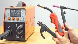 5 in 1 Multiwelder MIG TIG MMA - HITBOX MIG-250 Unboxing and Test