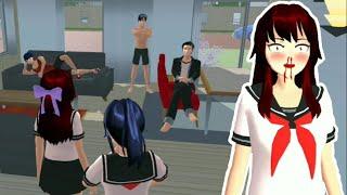 when you entered to your friends house  Sakura School Simulator