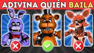 Adivina Quién Baila FNAFEdición Five Nights At FreddyFreddy Chipi ChipiFoxyBonnieChicaLefty