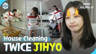 ENGJPN JIHYO cleaning with products purchased through her algorithm #JIHYO #TWICE