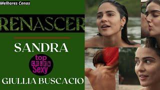 Personagem Sandra novela Renascer Giullia Buscacio