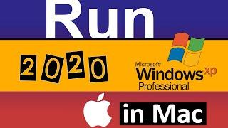 How to install Windows Xp in Macbook 2020