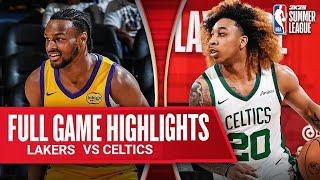 Los Angeles Lakers Vs Boston Celtics Full Game Highlights  NBA Las Vegas Summer League 2024