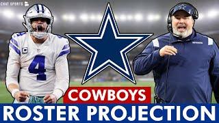 Cowboys Roster Projection 53-Man Roster Practice Squad & Cut Candidates Before 2024 Training Camp