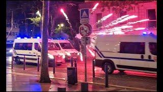 Marseille  les images des affrontements de la nuit dernière dans le centre ville