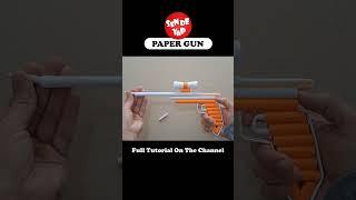 DIY - How to Make a Gun With Binoculars Out of Paper - Origami #shorts #gun #papercraft