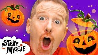 Halloween Pumpkin Treasure Hunt Story for Kids with Steve and Maggie  Witches Love Halloween