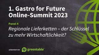 G4F Online-Summit 2023 Regionale Lieferketten – der Schlüssel zu mehr Wirtschaftlichkeit?