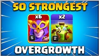 So Strongest  Th12 Super Witch Attack Strategy - Best Th12 Overgrowth Spell Super Strategy Coc