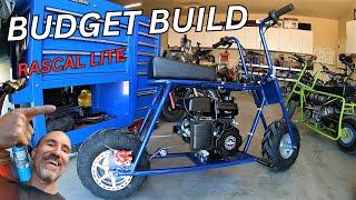 When you build a Rascal Lite minibike from GoPowerSports