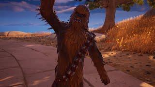 Chewbacca & C-3PO Skin In Fortnite - Wookie Gameplay