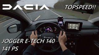 2023 DACIA JOGGER E-TECH 140 HYBRID 141 PS TOPSPEED NIGHT POV DRIVE WÜRZBURG 60 FPSGPS