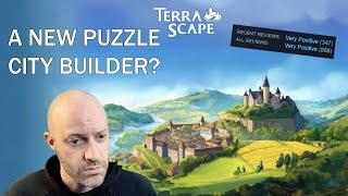 A new puzzle game thats ALSO A CITY BUILDER? - TerraScape gameplay