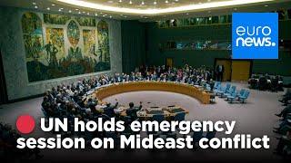  LIVE - UN Security Council emergency meeting on Middle East crisis  euronews 